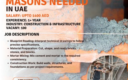 We are Hiring a Professional 100 MASONS NEEDED!