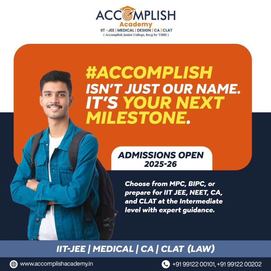 Best Inter Colleges In Hyderabad | Shamshabad - Accomplish Academy