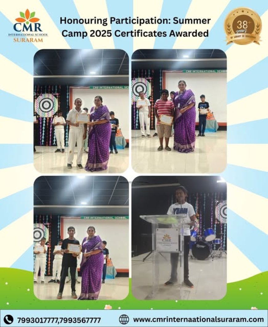 Best secondary school in Suraram | Hyderabad - CMR Schools